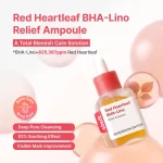 SUNGBOON EDITOR Red Heartleaf BHA-Lino Relief Ampoule - Image 3